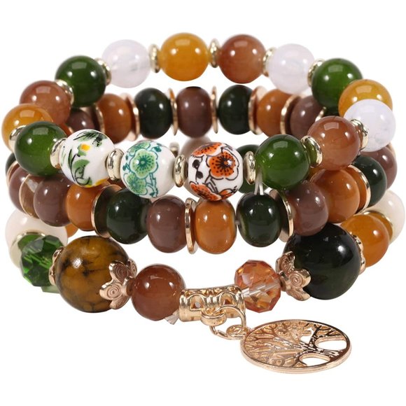 New Bohemian Bracelets for Women Stretch Multilayer Colorful Beads Brace… - Picture 9 of 9